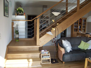 Podesttreppe Eiche